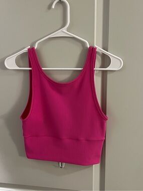 lululemon athletica Pink Ribbed Tank Top